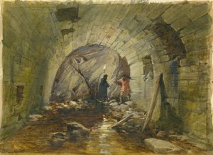 Tunnel under the Via Dolorosa, Jerusalem, 1869